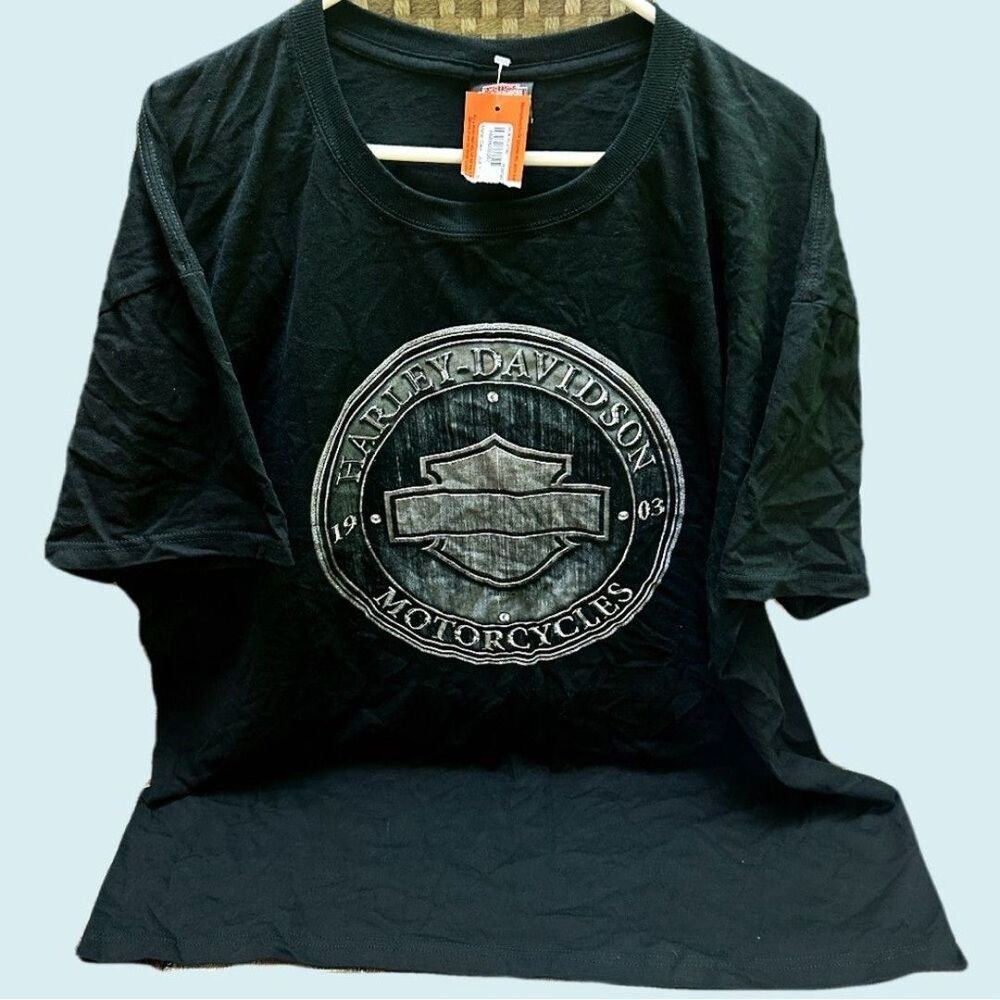 Harley-Davidson Black T-Shirt for Men size 2X - Picture 2 of 10